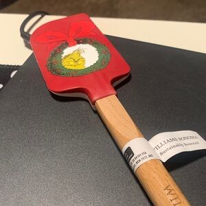 Williams Sonoma Holiday Grinch Spatula - Red and Green